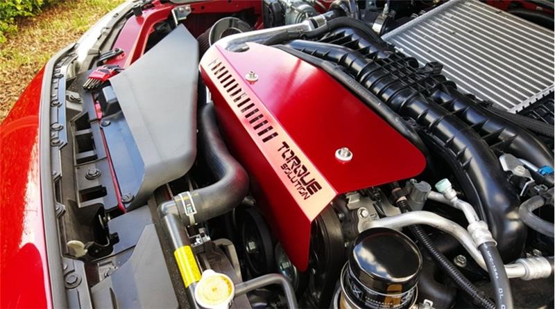 Subaru Forester Engine Pulley Cover - Torque Solution - Silver - `14-`27